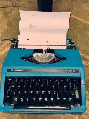 Silver Reed Typewriter