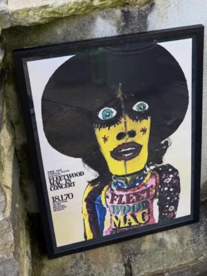 Framed Fleetwood Mac Vintage Poster